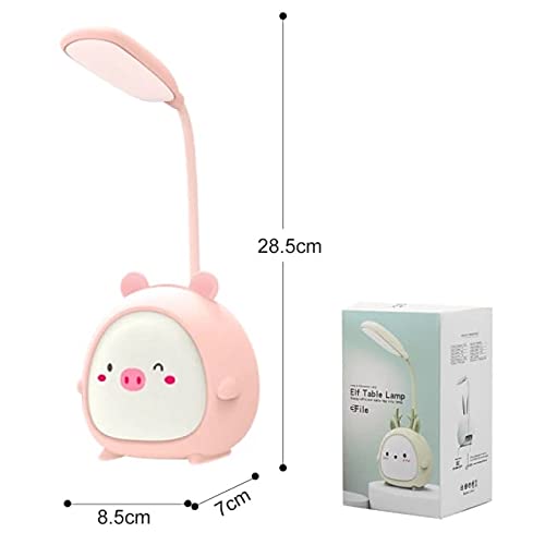 Sai Globe Elf Table Lamp Adorable Elf Bedside Table Lamp with Pen Holder Soft Light Eye Protection Sensor lamp with Holds Beside Stationery.