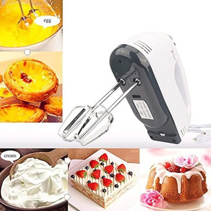 Scarlett Blender Speed Electric Blender Hand Mixer for beating Eggs, Cream, Caker Batter, Puree Roasting Appliances with 7 Speed Control Mixer Kitchen Baking Tools