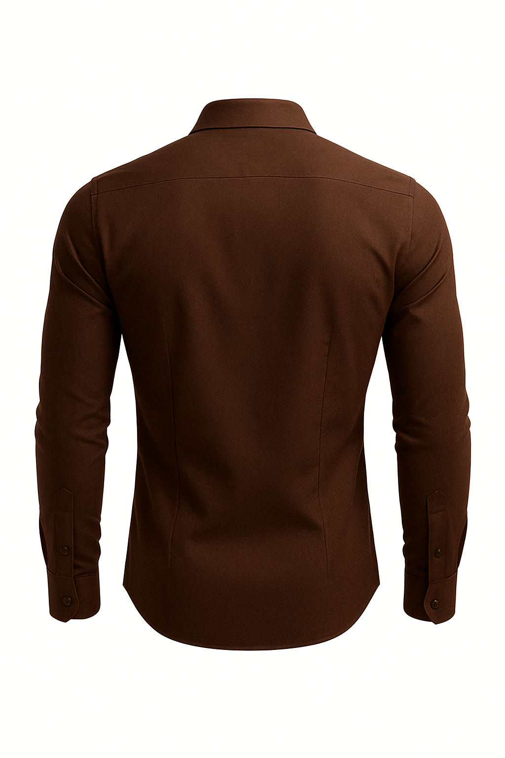 Men Solid Spread Collar Satin Casual Shirt