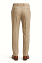 Haggar Men's Premium No Iron Classic Fit Expandable Waist Pleat Pant, Khaki, 36Wx32L