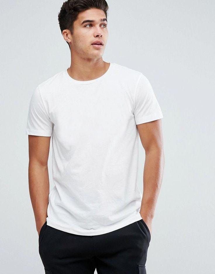 Men's Solid Cotton T Shirt | Round Neck | Half Sleeve | Plain-Regular Fit (Available in Plus Sizes)